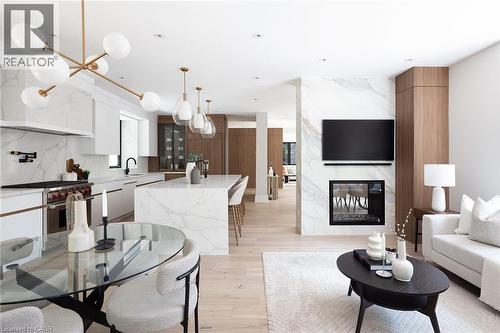 52 Roxborough Drive, Toronto, ON - Indoor Photo Showing Living Room With Fireplace