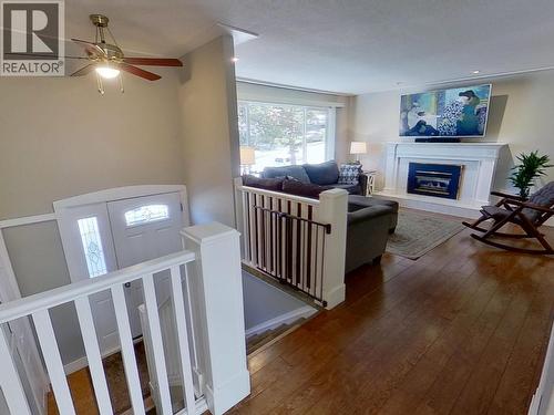 1375 Lewis Drive, Quesnel, BC - Indoor Photo Showing Other Room With Fireplace