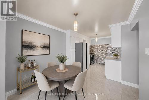 Virtually Staged - 95 Quantrell Trail, Toronto, ON - Indoor Photo Showing Dining Room