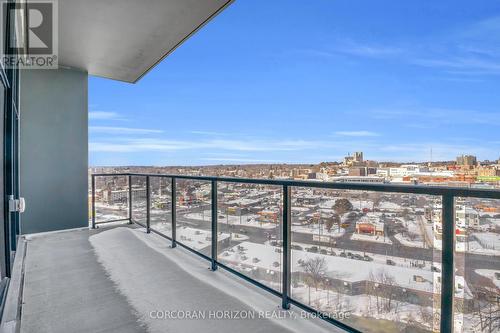 1105 - 71 Wyndham Street S, Guelph, ON - Outdoor With Balcony With View