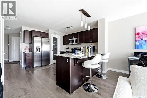 8849 Kestral Drive, Regina, SK - Indoor Photo Showing Kitchen With Upgraded Kitchen