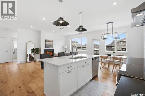 330 Hamm Way, Saskatoon, SK - Indoor Photo Showing Kitchen With Double Sink