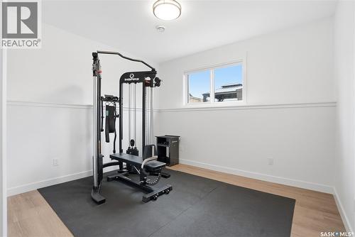 330 Hamm Way, Saskatoon, SK - Indoor Photo Showing Gym Room