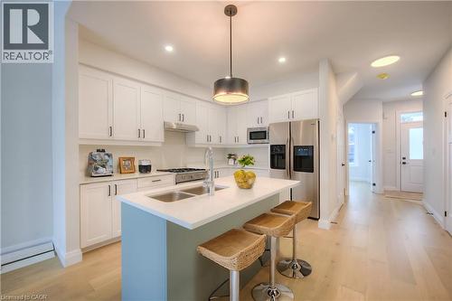 264 Blair Road Unit# 3, Cambridge, ON - Indoor Photo Showing Kitchen With Double Sink