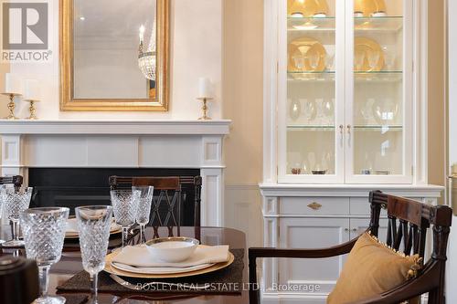 472 Gage Street, Niagara-On-The-Lake (Town), ON - Indoor Photo Showing Dining Room With Fireplace