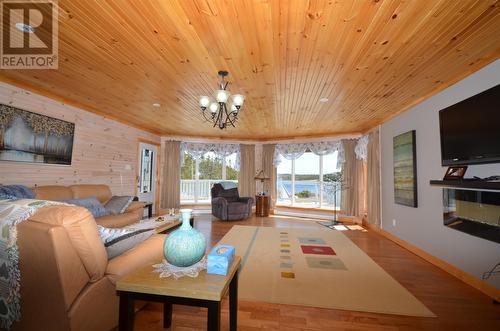 5B Country Lane, Brigus Junction, NL - Indoor Photo Showing Living Room With Fireplace