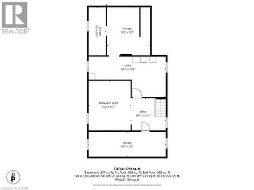 Floor plan - 204 Beach Boulevard, Hamilton, ON - Other