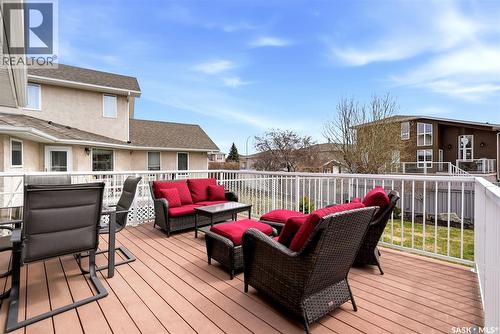 7211 Maple View Crescent, Regina, SK - Outdoor With Deck Patio Veranda With Exterior