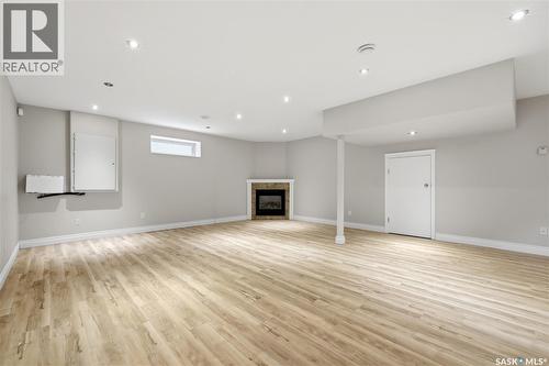 9382 Wascana Mews, Regina, SK - Indoor With Fireplace