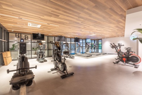 Exercise Room - 657-288 Rue Richmond, Montréal (Le Sud-Ouest), QC - Indoor Photo Showing Gym Room
