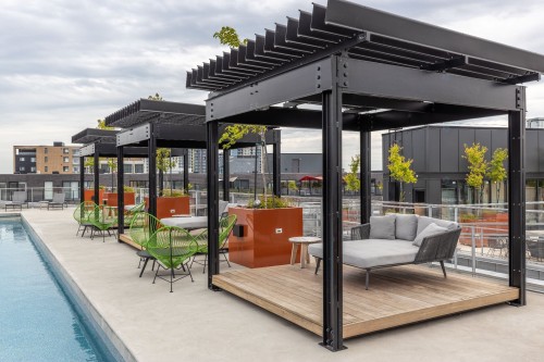 Pool - 657-288 Rue Richmond, Montréal (Le Sud-Ouest), QC - Outdoor With In Ground Pool