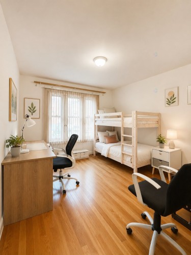 Bedroom - 1-5416 14E Avenue, Montréal (Rosemont/La Petite-Patrie), QC - Indoor