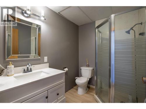 Main floor 3 piece bathroom - 4644 97 Highway, Westwold, BC - Indoor Photo Showing Bathroom