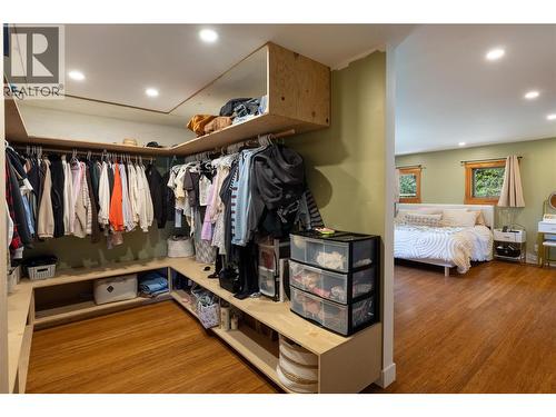 Walk-in closet - Main bedroom - 4644 97 Highway, Westwold, BC - Indoor With Storage