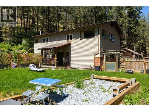 Side yard - 4644 97 Highway, Westwold, BC - Outdoor With Deck Patio Veranda