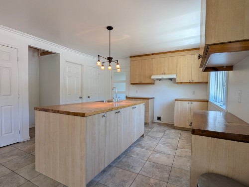 Kitchen - 205 Ch. Martin, Saint-Calixte, QC - Indoor Photo Showing Kitchen With Double Sink
