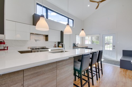 Cuisine - 164 Rue De L'Hydravion, Shawinigan, QC - Indoor Photo Showing Kitchen With Double Sink