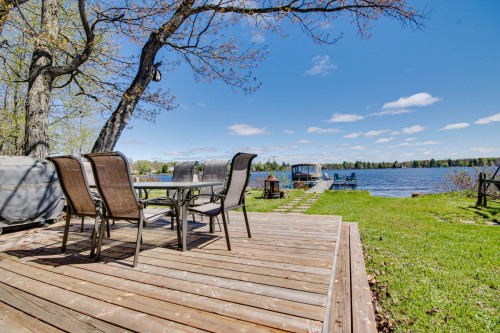 Terrasse - 164 Rue De L'Hydravion, Shawinigan, QC - Outdoor With Body Of Water With View