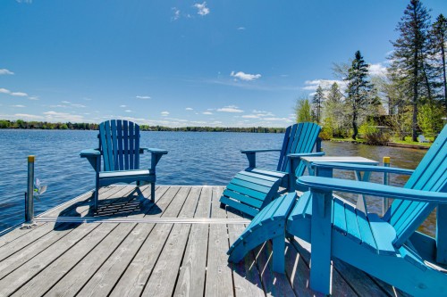 Bord de l'eau - 164 Rue De L'Hydravion, Shawinigan, QC - Outdoor With Body Of Water With Deck Patio Veranda With View