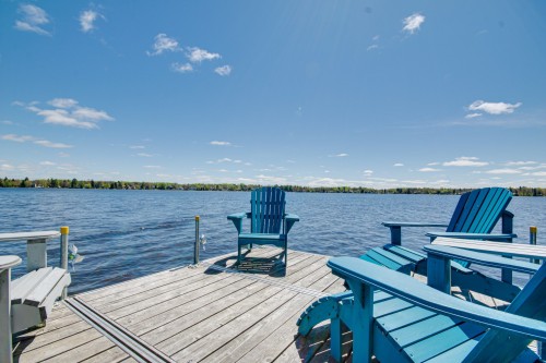 Bord de l'eau - 164 Rue De L'Hydravion, Shawinigan, QC - Outdoor With Body Of Water With Deck Patio Veranda With View