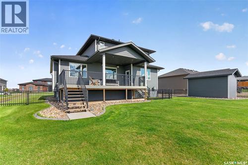156 Iron Bridge Drive, Moose Jaw, SK - Outdoor With Deck Patio Veranda