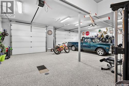 156 Iron Bridge Drive, Moose Jaw, SK - Indoor Photo Showing Garage