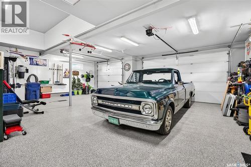 156 Iron Bridge Drive, Moose Jaw, SK - Indoor Photo Showing Garage