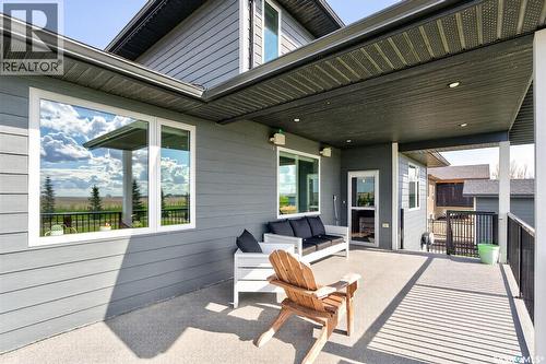 156 Iron Bridge Drive, Moose Jaw, SK - Outdoor With Deck Patio Veranda With Exterior