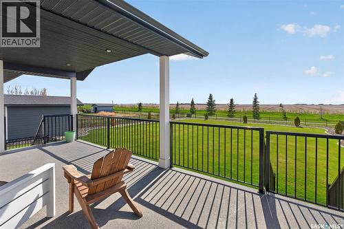 156 Iron Bridge Drive, Moose Jaw, SK - Outdoor With Deck Patio Veranda With Exterior