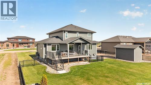 156 Iron Bridge Drive, Moose Jaw, SK - Outdoor With Deck Patio Veranda