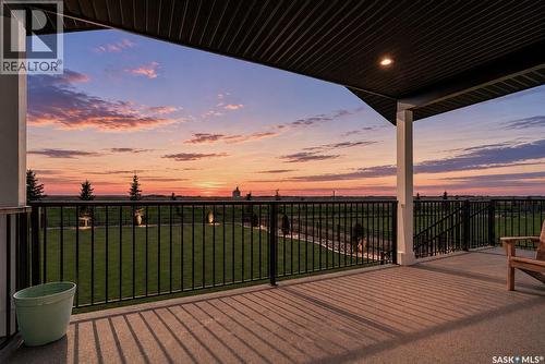 156 Iron Bridge Drive, Moose Jaw, SK - Outdoor With Deck Patio Veranda With View With Exterior
