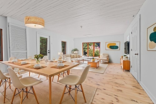 Salon - 1599 Ch. Kilpatrick, Saint-Sauveur, QC - Indoor Photo Showing Dining Room