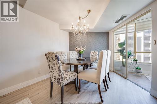 3601 Riverside Drive East Unit# 607, Windsor, ON - Indoor Photo Showing Dining Room