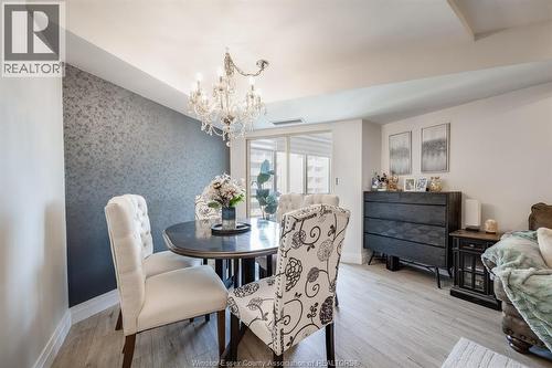 3601 Riverside Drive East Unit# 607, Windsor, ON - Indoor Photo Showing Dining Room