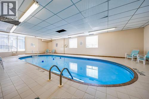 3601 Riverside Drive East Unit# 607, Windsor, ON - Indoor Photo Showing Other Room With In Ground Pool