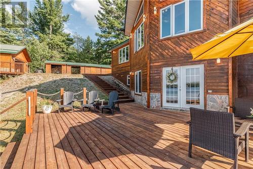 99 Curry Point, Markstay, ON - Outdoor With Deck Patio Veranda With Exterior