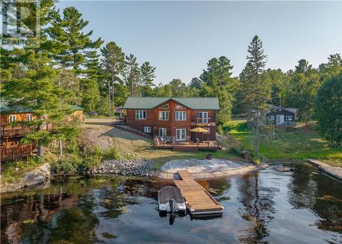 99 Curry Point, Markstay, ON - Outdoor With Body Of Water With Deck Patio Veranda