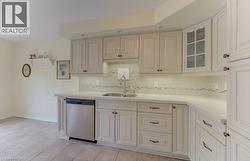 Custom designed pull out shelves and lazy Susan. - 