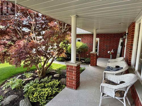 VIEW FROM COVERED FRONT PORCH - 31 Cavanaugh Crescent, St. Thomas, ON - Outdoor With Deck Patio Veranda