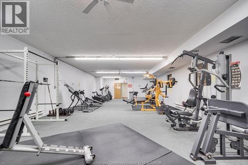 9099 Riverside Drive Unit# 221 E, Windsor, ON - Indoor Photo Showing Gym Room