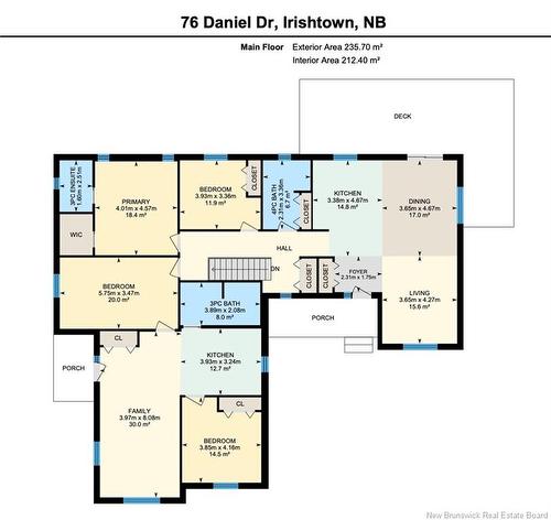 76 Daniel Dr, Irishtown, NB 