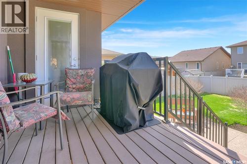 4117 Green Rose Crescent, Regina, SK - Outdoor With Deck Patio Veranda With Exterior