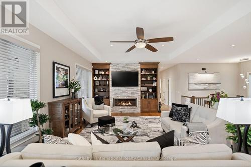 565332 Sideroad 7A, Grey Highlands, ON - Indoor Photo Showing Living Room With Fireplace