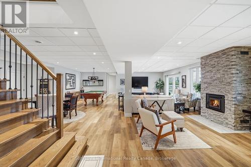 565332 Sideroad 7A, Grey Highlands, ON - Indoor With Fireplace