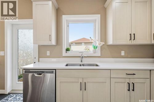 211 Baltzan Boulevard, Saskatoon, SK - Indoor Photo Showing Kitchen With Double Sink