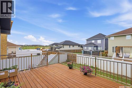 211 Baltzan Boulevard, Saskatoon, SK - Outdoor With Deck Patio Veranda With Exterior