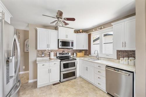 253 Stradford Street, Winnipeg, MB - Indoor Photo Showing Kitchen With Double Sink