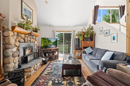 6738 Cameron Pond Road, Wasa, BC - Indoor Photo Showing Living Room With Fireplace