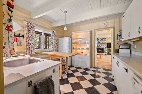 Cuisine - 1660 Rue Campeau, Val-David, QC - Indoor Photo Showing Kitchen With Double Sink