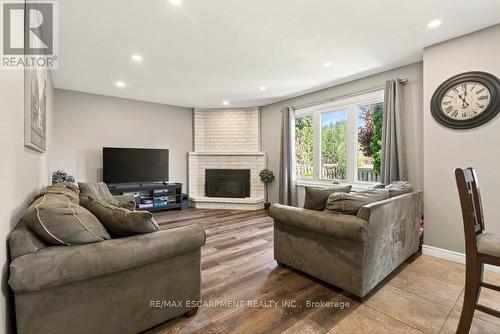72 Gurnett Drive, Hamilton, ON - Indoor With Fireplace